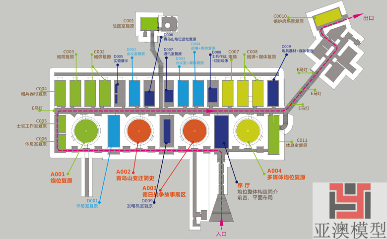 青岛山炮台遗址馆---炮位复原等艺术品顺利交付(图1)