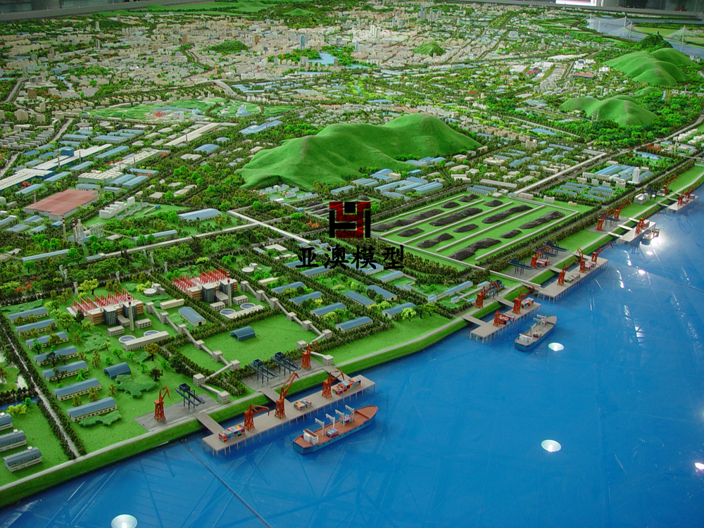 天津大港区规划沙盘