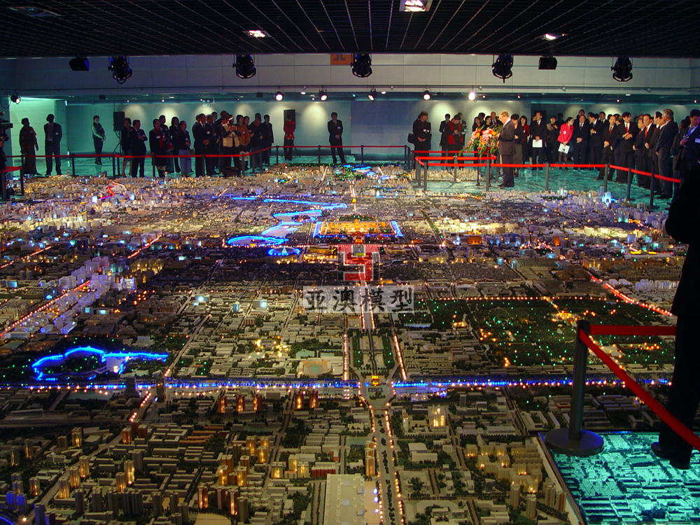 北京市总体规划沙盘