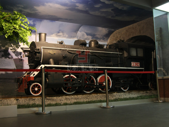 老式蒸汽火车模型