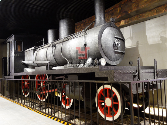 老式蒸汽火车体验模型